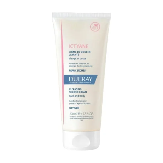 Crème de douche ictyane lavante peaux sèches