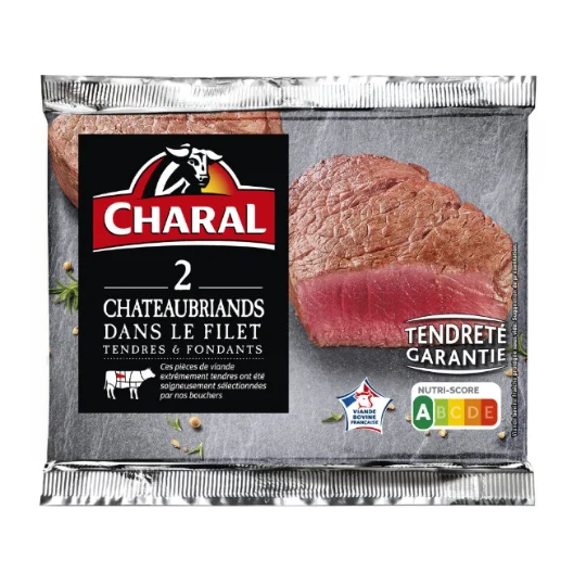 Chateaubriands dans le filet tendres et fondants