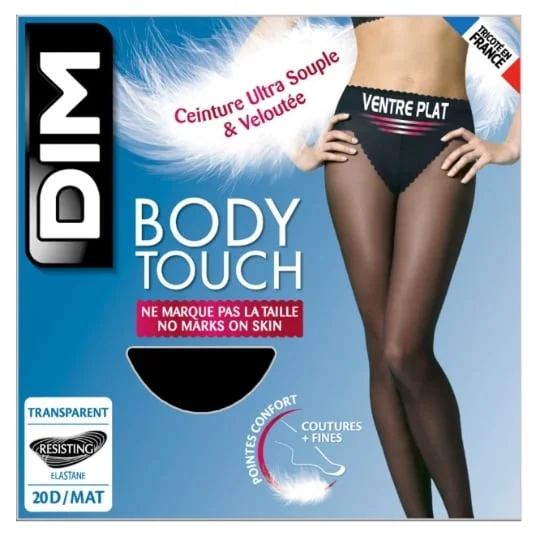 Collant femme semi-opaque noir mât 20D T4 Body touch