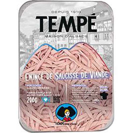 Emincée de saucisse de viande