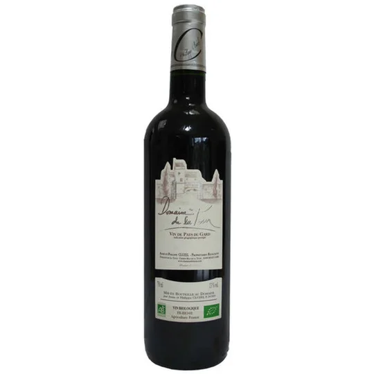 Vin Pays du Gard rouge bio IGP