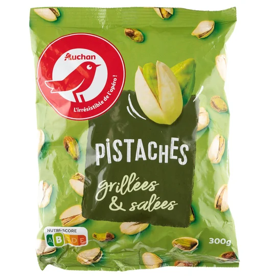 Pistaches grillées et salées