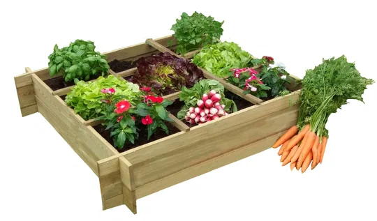 Carré potager - 90x90x20 Cm