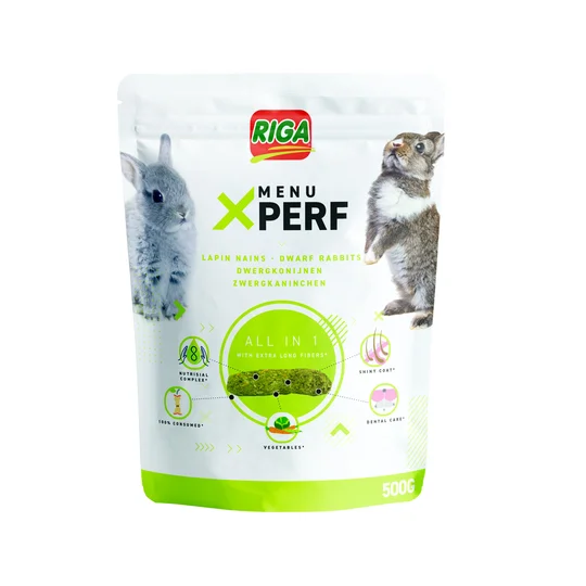 Menu Xperf Repas complet tout en 1 pour lapins nains