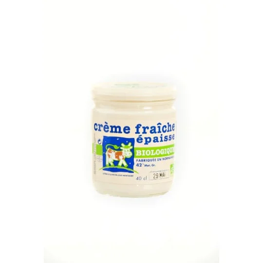 Crème Fraiche Bio Epaisse 42% Mat.Gr.