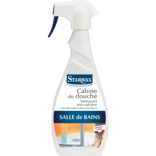 Nettoyant cabine de douche anti-calcaire