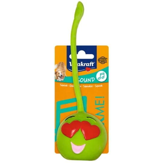 Jouet à mâcher à lancer pour chien smiley