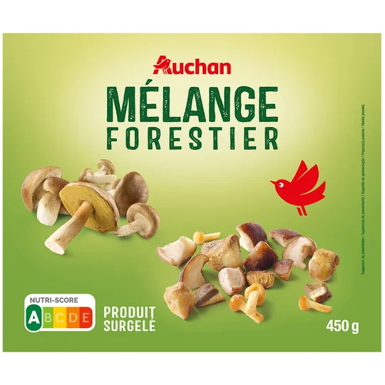 Mélange de champignons forestiers