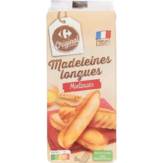 Madeleines longues