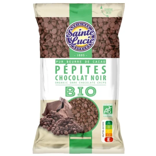 Pépites choco bio Noir pur beurre de cacao