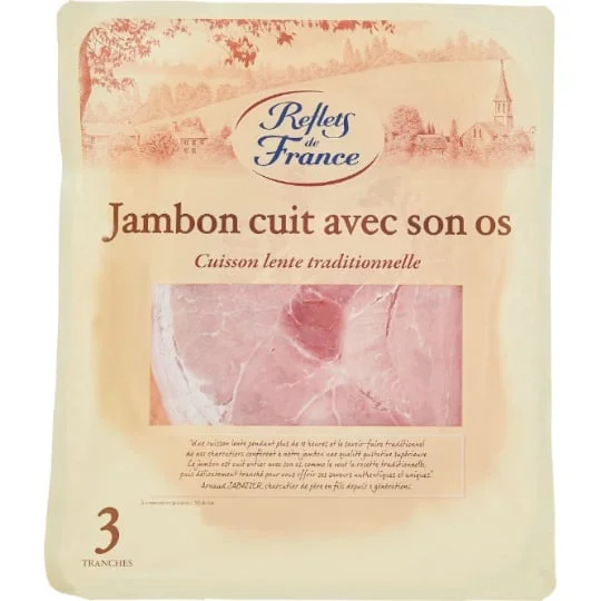Jambon cuit avec son os