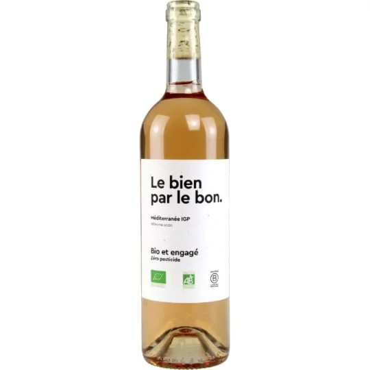 Vin rosé bio de Pays Méditerranée