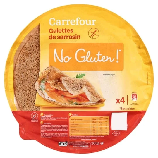 Galettes de sarrasin sans gluten