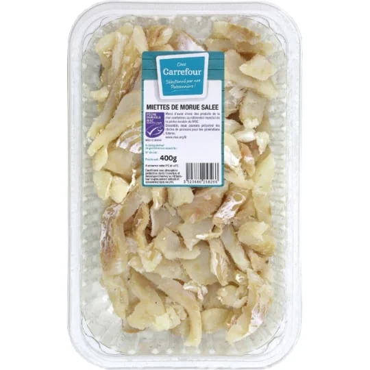 Miettes de morue salée MSC