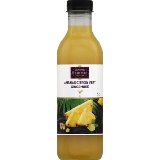 Monoprix gourmet jus ananas citron gingembre