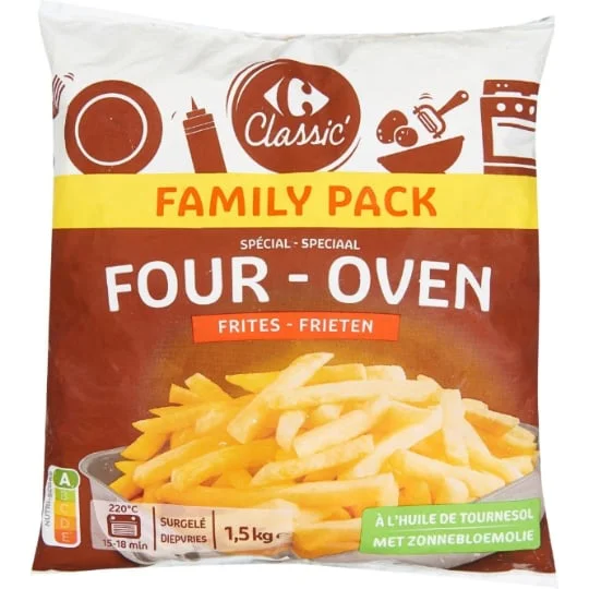 Frites spécial four