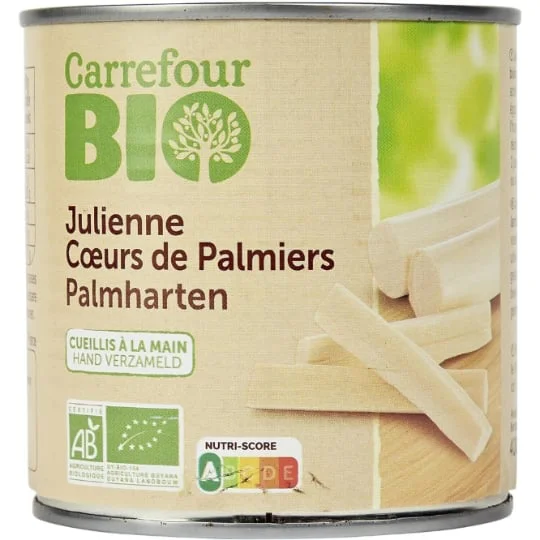 Julienne coeurs de palmiers bio
