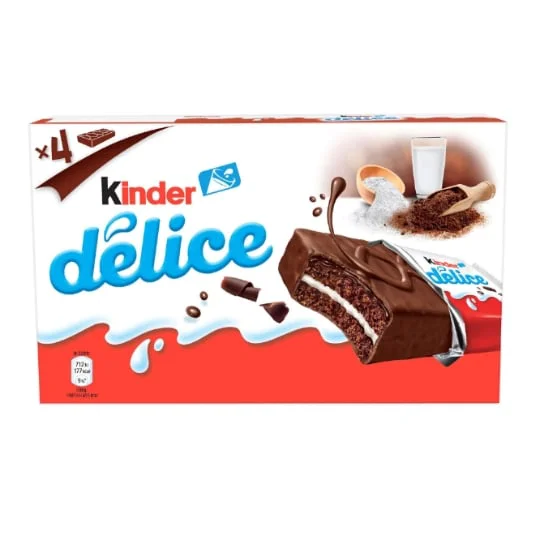 Gâteau délice cacao et fourré lait