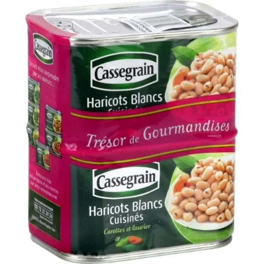 Légumes cuisinés haricots blancs