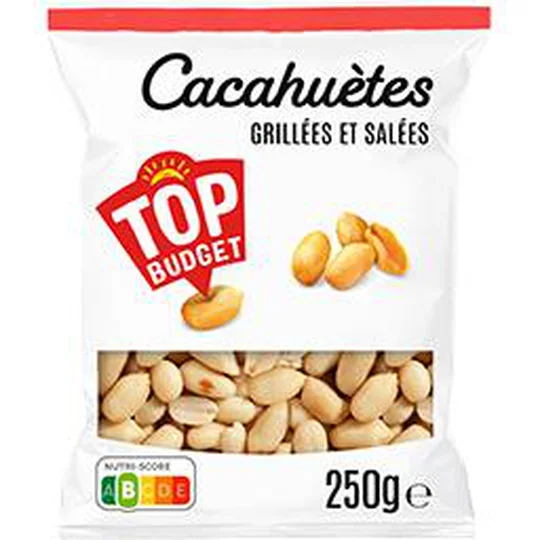 Cacahuètes grillées et salées