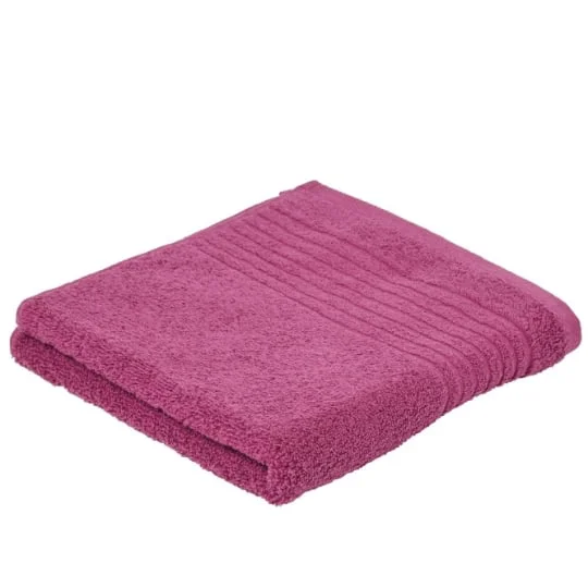 Serviette de bain violet 100% coton 50x90 cm