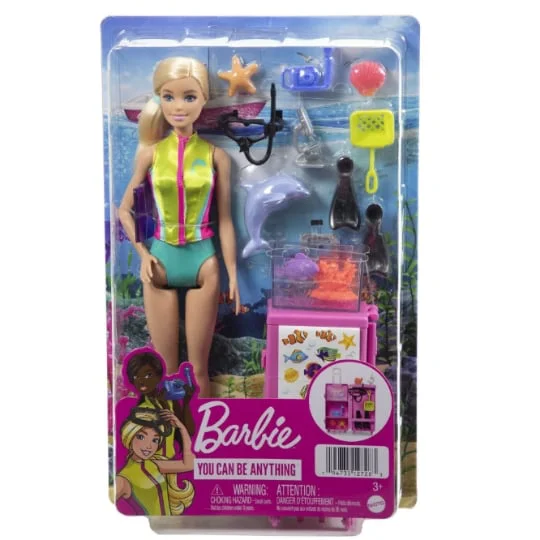 Poupée Barbie Marine - Biologiste avec accessoires