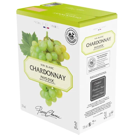 Vin Pays-d'Oc Chardonnay blanc IGP