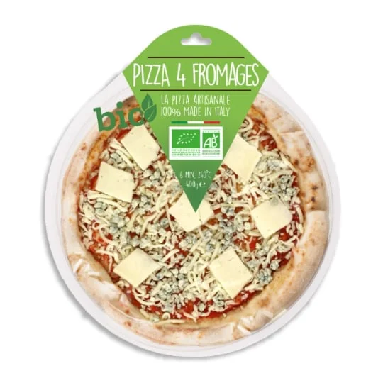 Pizza 4 fromages Bio