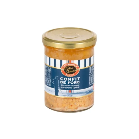 Plat cuisiné confit porc Espelette