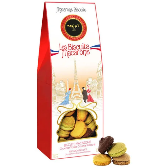 Etui de Biscuits Macarons Assortis