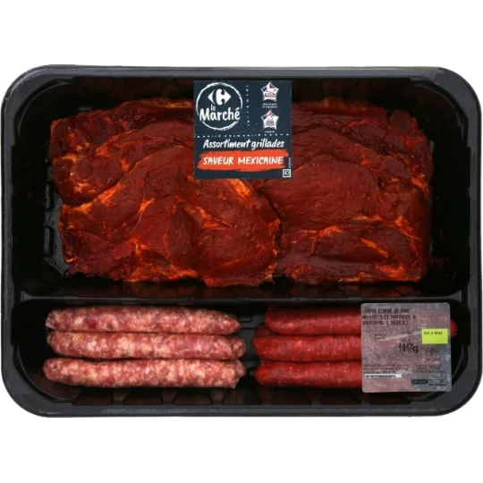 Grillades assortiment saveur mexicaine