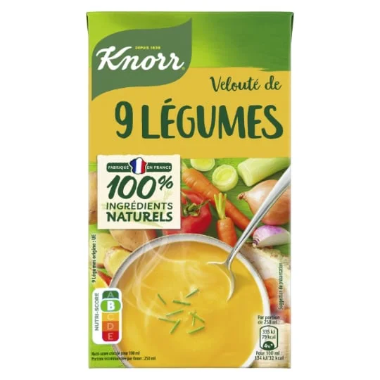 Soupe velouté 9 légumes