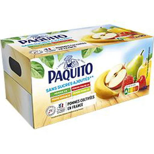 Assortiment de spécialités de fruits sans sucres ajoutés