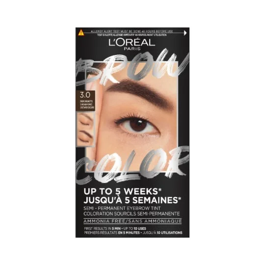 Coloration Sourcils Châtin Foncé Teinte 3.0 L'OREAL MAQUILLAGE