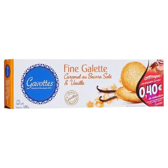Biscuits caramel au beurre salé & vanil