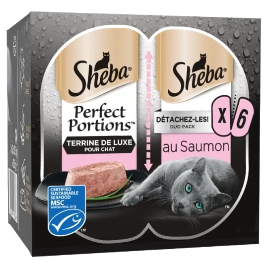 Pâtée pour chat Perfect Portions au Saumon