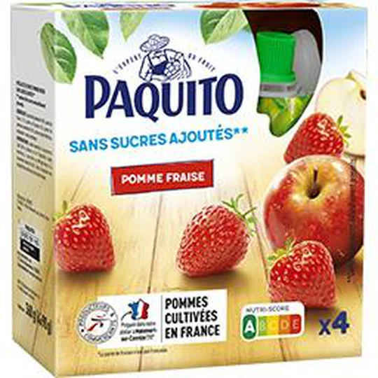Spécialité pomme fraise sans sucres ajoutés