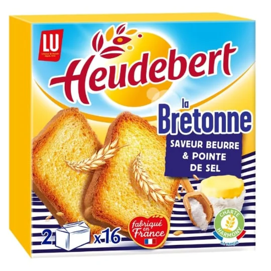 Biscottes au sel de guérande La Bretonne