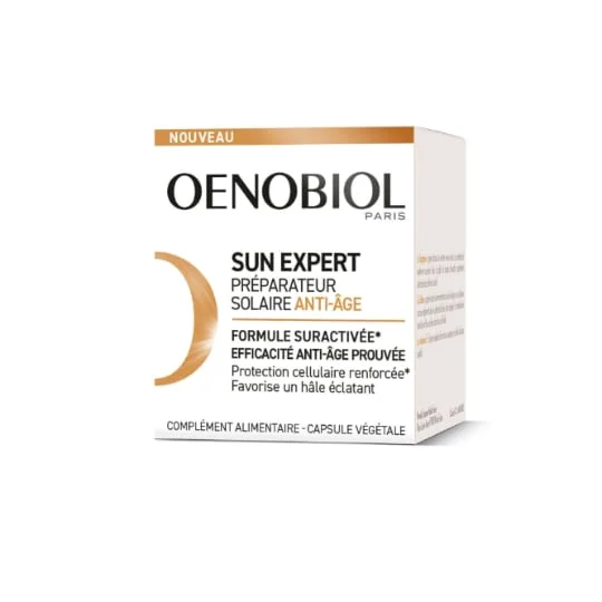 Complément Alimentaire Bronzage Préparateur Solaire Anti-Âge Sun Expert