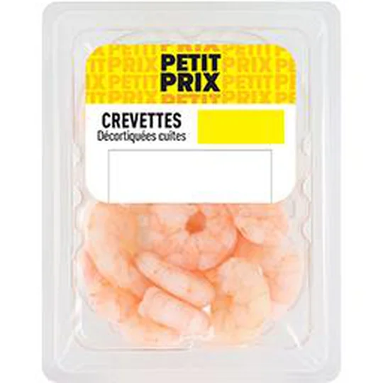 Crevettes décortiques cuites