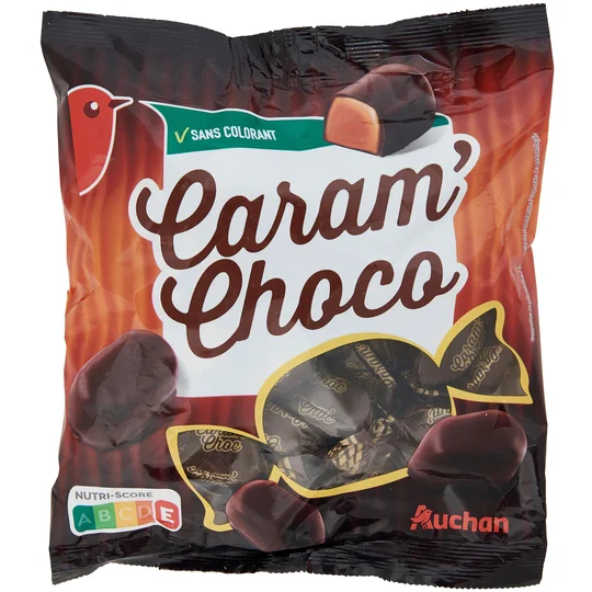 Caram'choc bonbons au chocolat fourrés au caramel