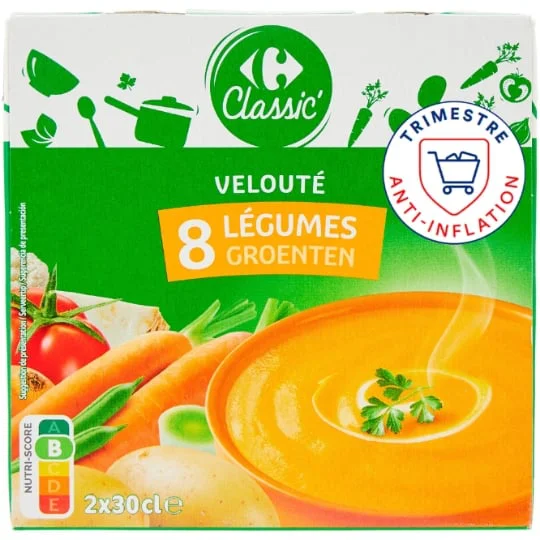 Soupe aux 8 légumes