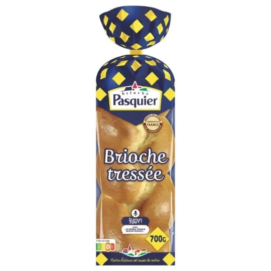Brioche tressé nature