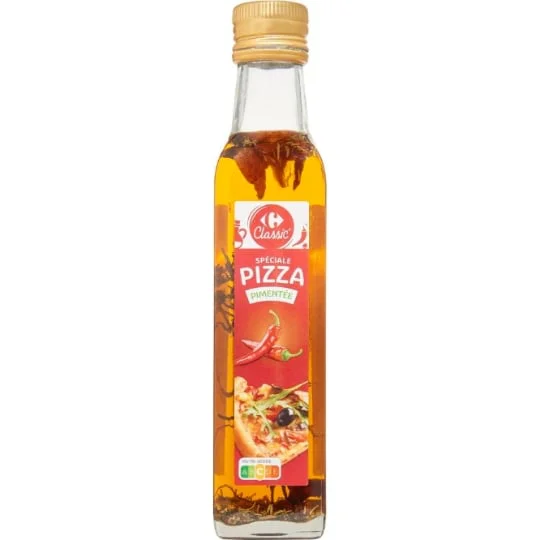 Huile pimentée spéciale pizza