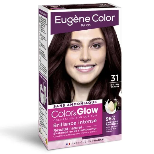 Coloration Capillaire 31 Chatain Acajou Color&Glow
