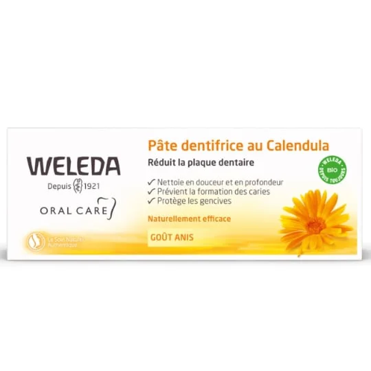 Pâte de dentifrice au calendula