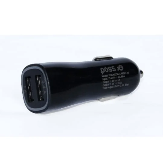 Chargeur de voiture usb 2 prises