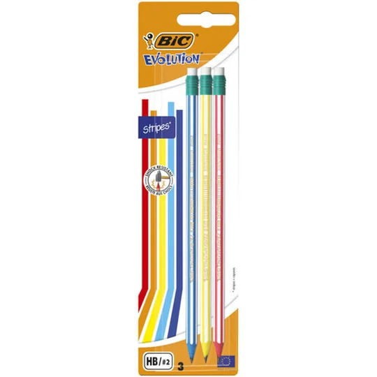 Crayons Graphites Mines Hb, Bout Gomme X3