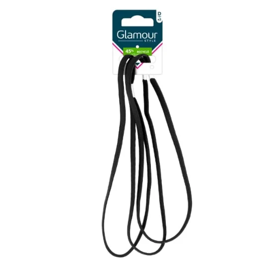 Bandeaux Elastique Fin Noir