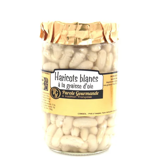 Haricots blancs à la graisse d'oie